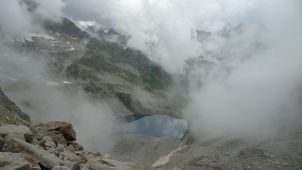 Хрустальное озеро, Домбай, Карачаево-Черкесская республика