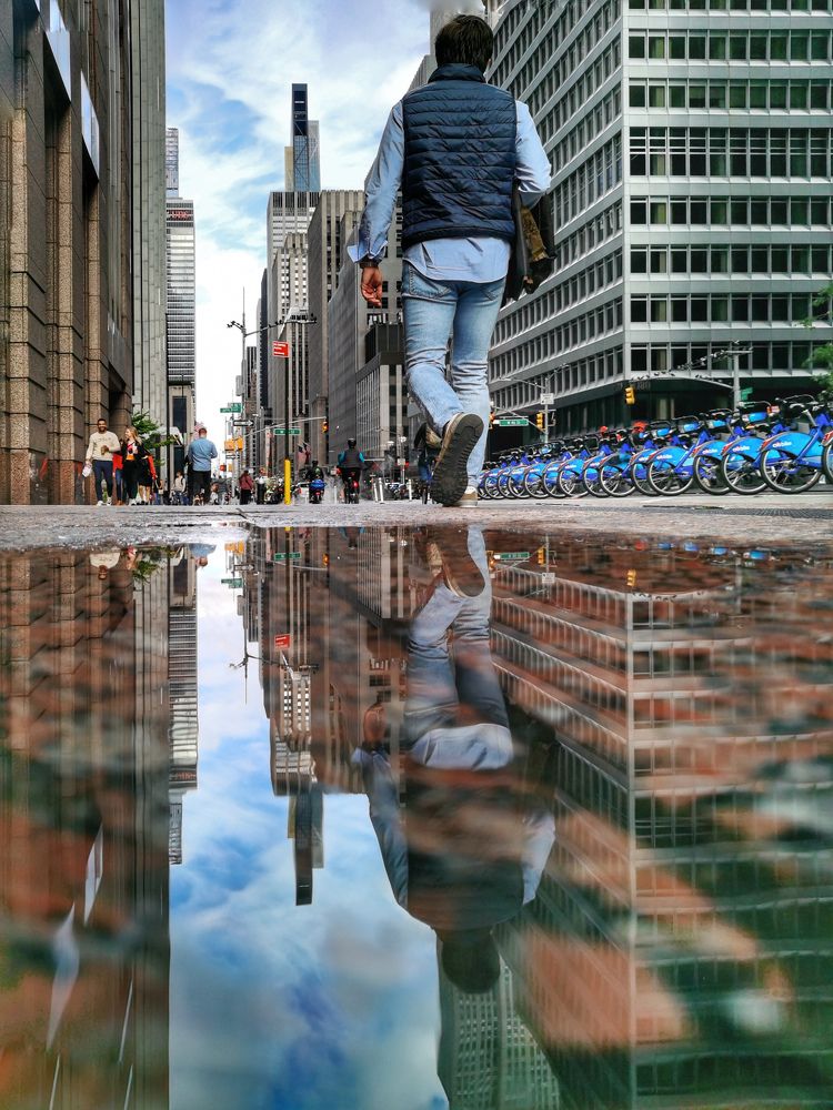 по дороге на Таймс Сквер