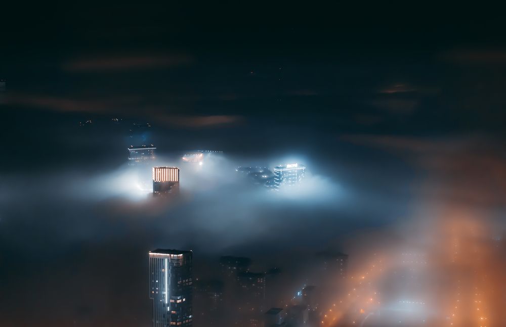 Москва. Ноябрьский туман 2021