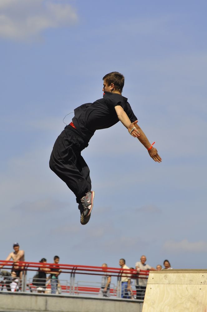 Паря как птица.