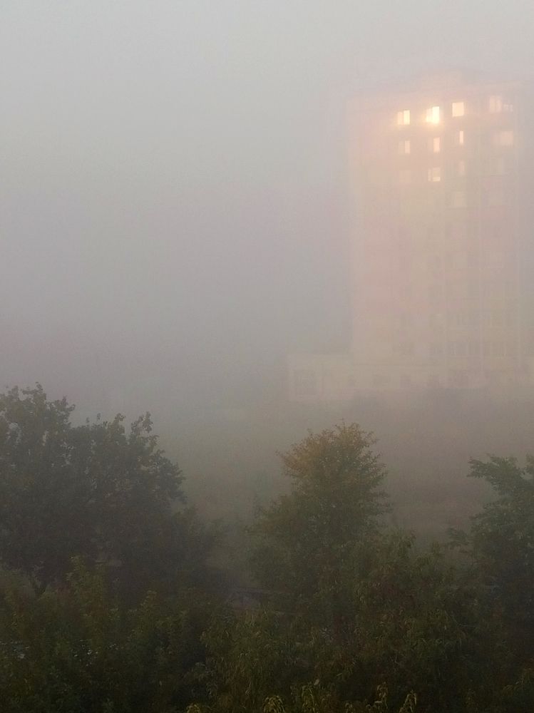 Туман в городе