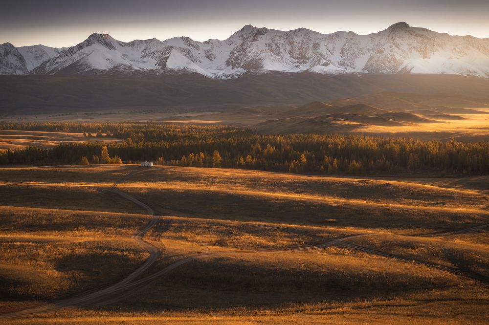 Закат в горах