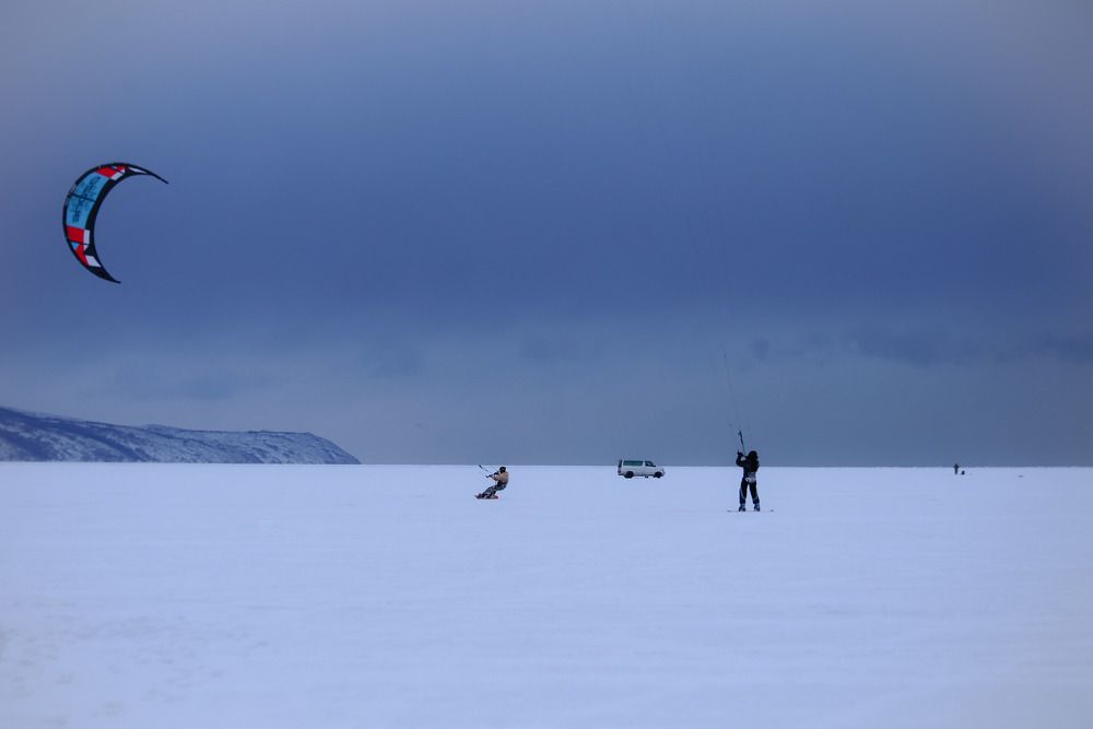 Зимний кайтинг