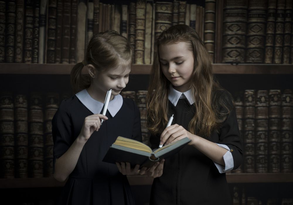 В библиотеке