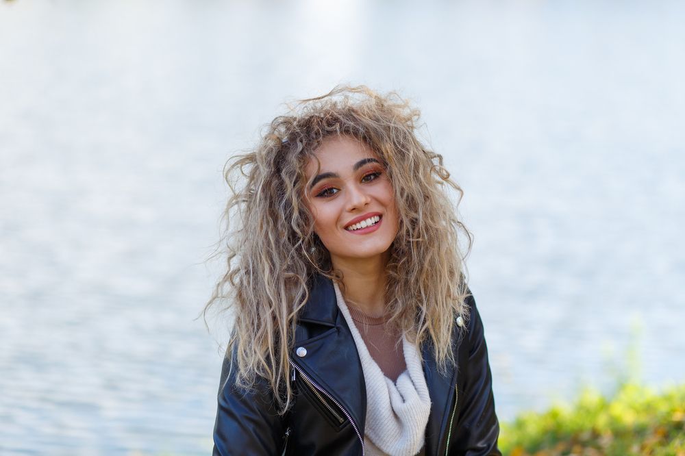 Сандра в осеннем парке