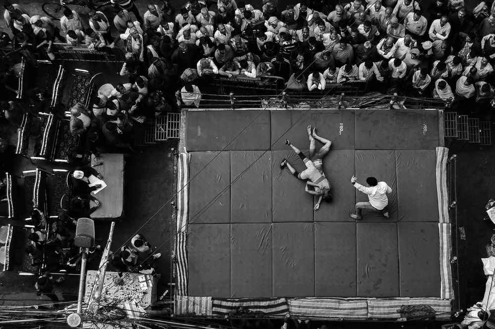 Pinned Down Moment From Street Wrestling
