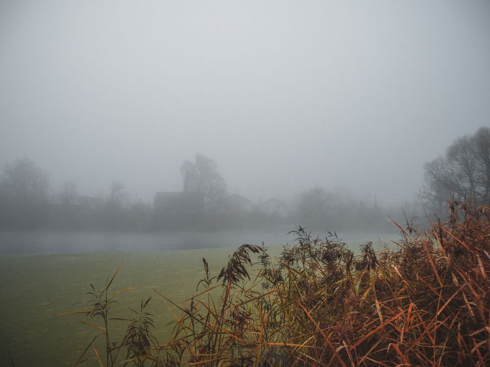 Туманным днем октября...