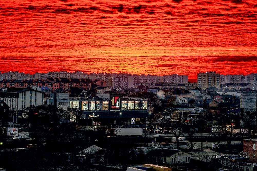 Красный закат