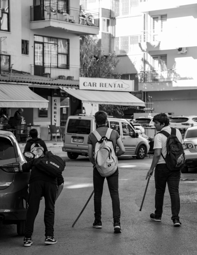 Looking for the ball