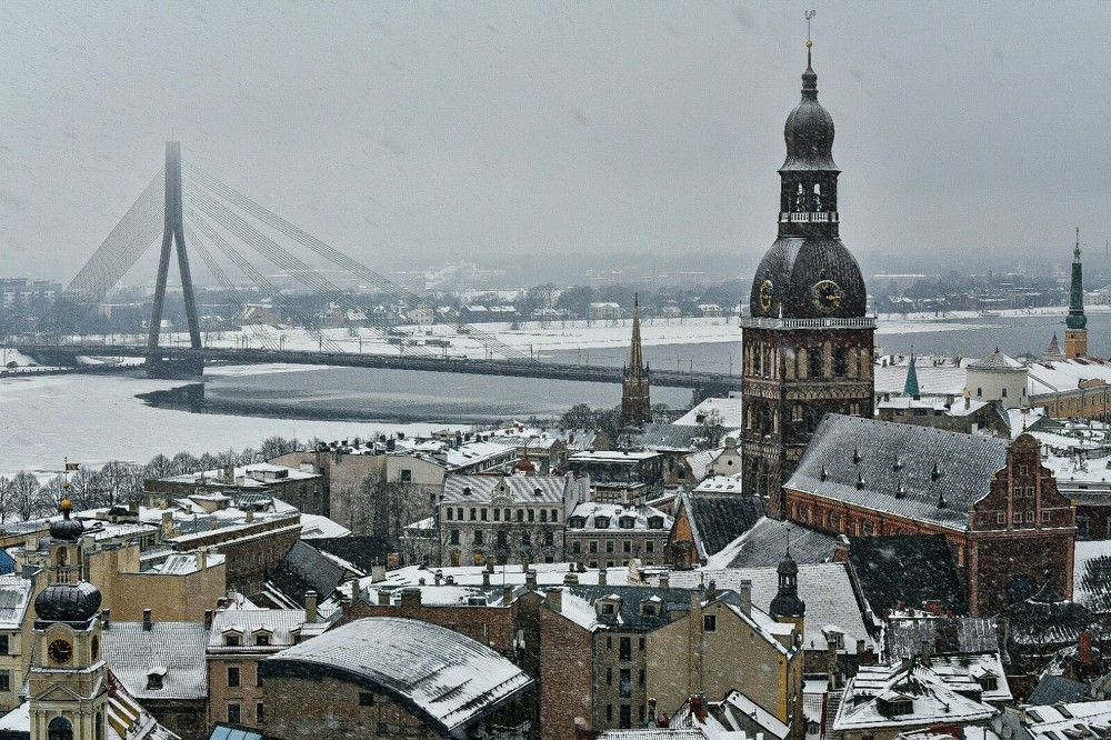 Туман над городом.