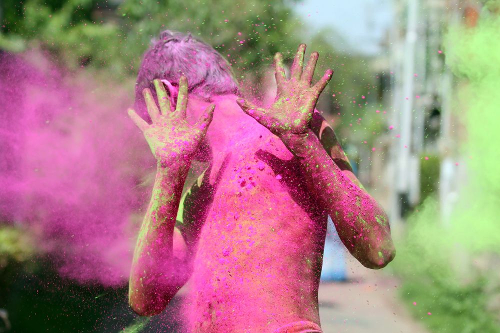 Suffering of colour.