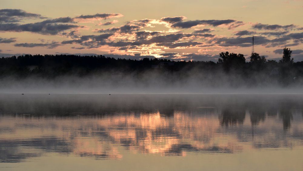 Розовый рассвет / Pink sunrise