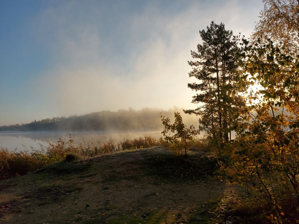 Осеннее утро в Тульской области.