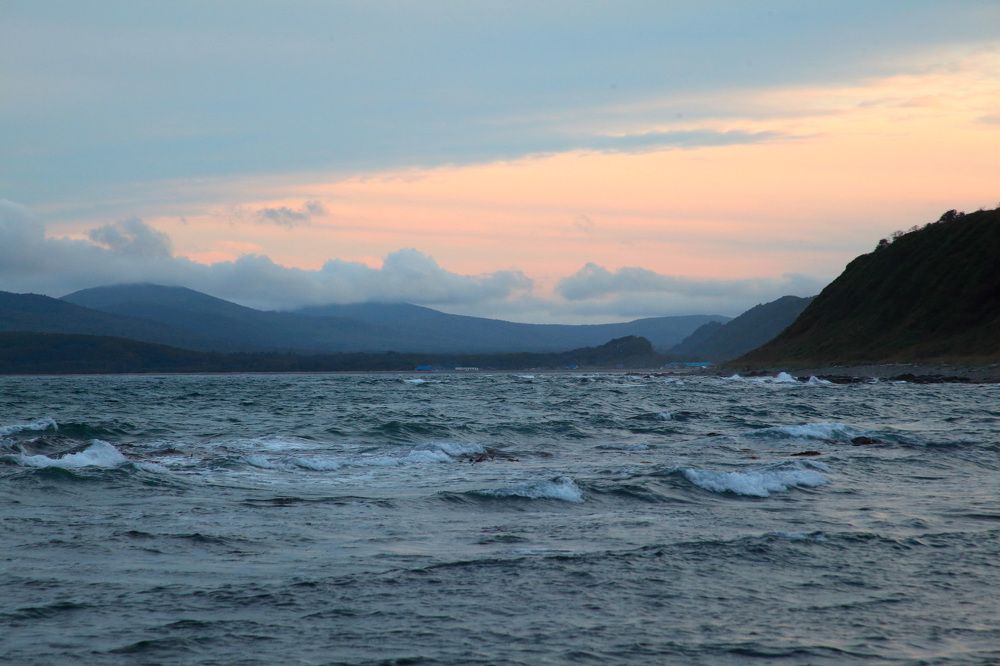 Голубая дымка Японского моря. Приморский край.