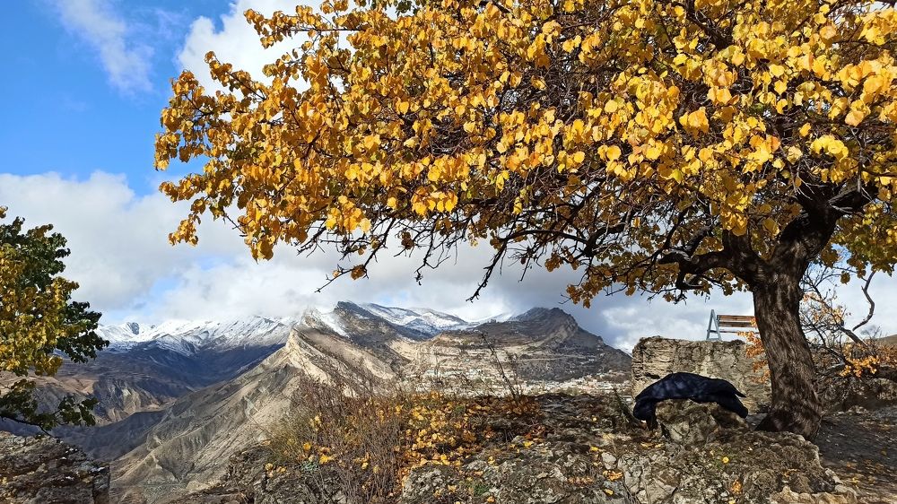 Аул Гуниб с восточной стороны