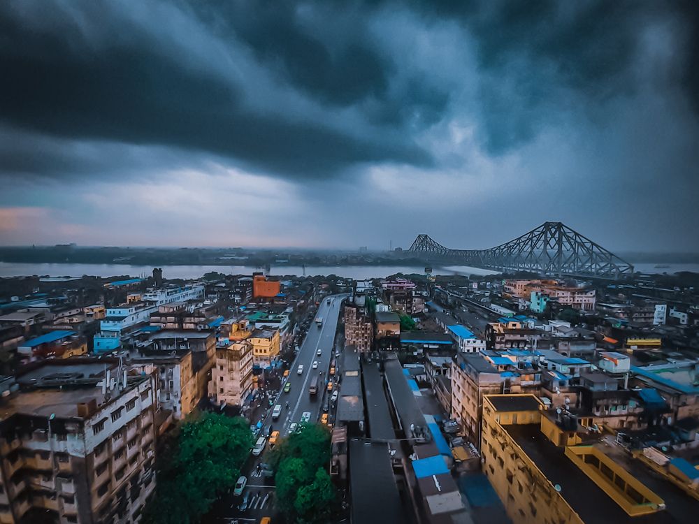 Drone Shot Of Kolkata With My Smartphone