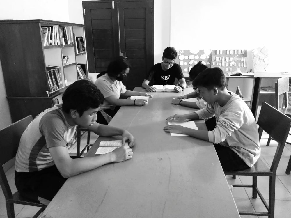Reading In The Library
