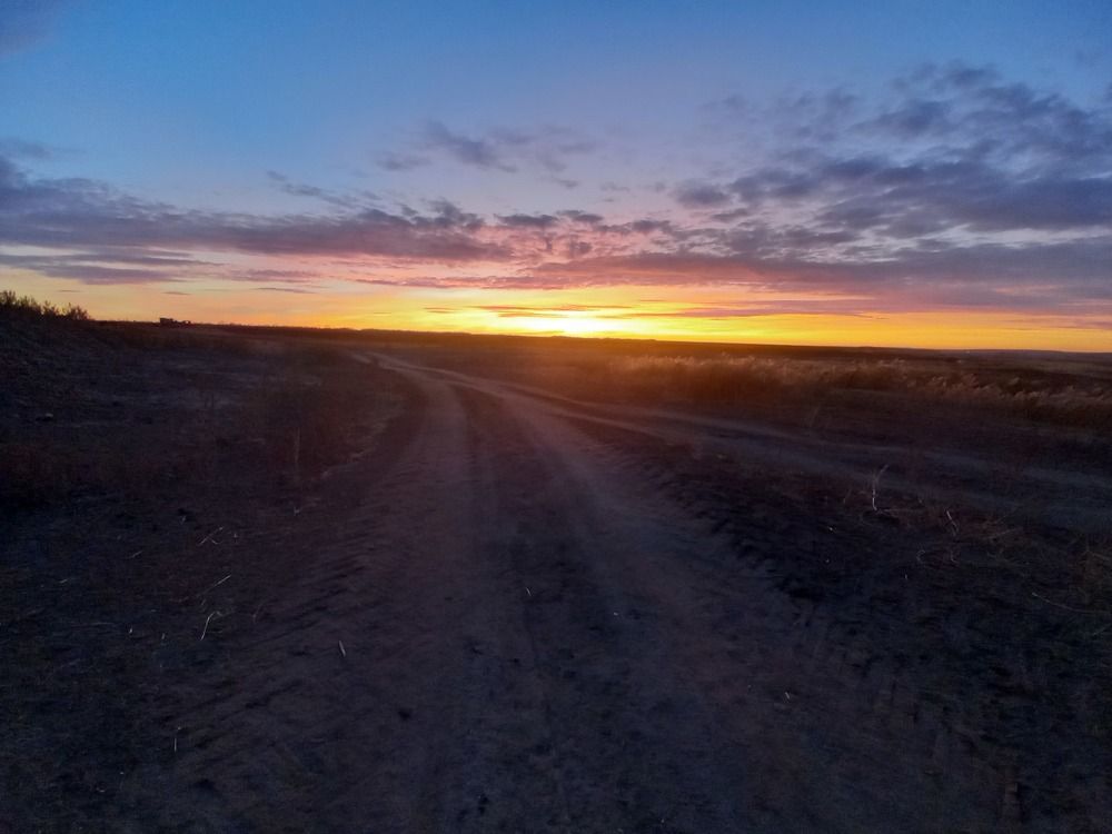Закат по дороге домой