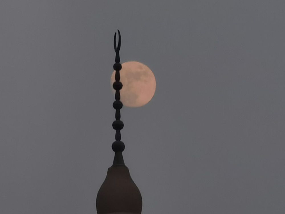 moon and minaret