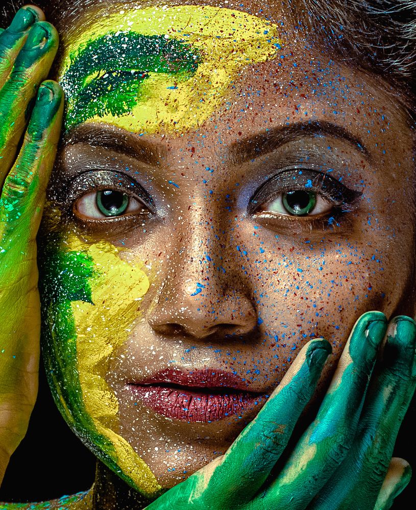 The Vibrant Shaded Portrait