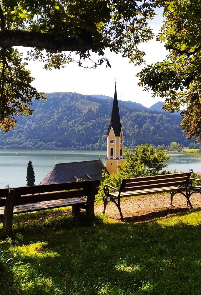 Вид с горы .