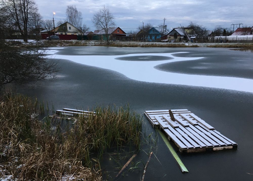 первый снег, первый лёд
