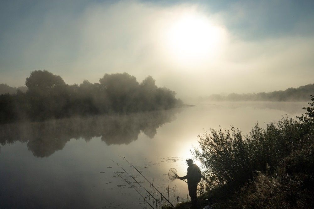 на утренней зорьке