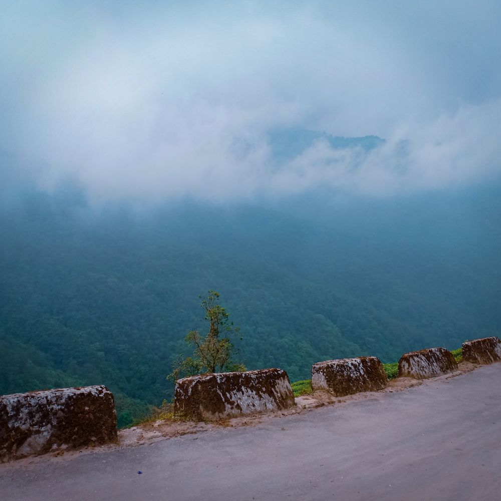 Morning View Of Hill