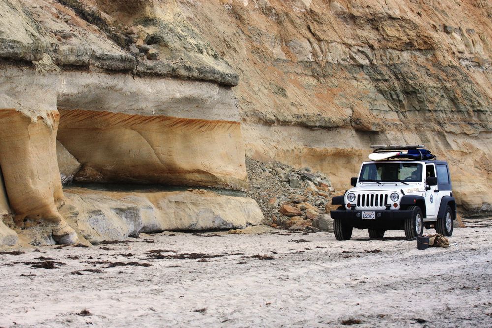 На берегу океана...