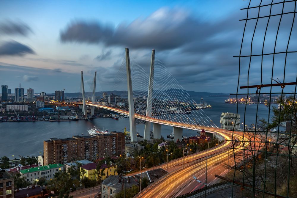Golden Bridge in Vladivostok