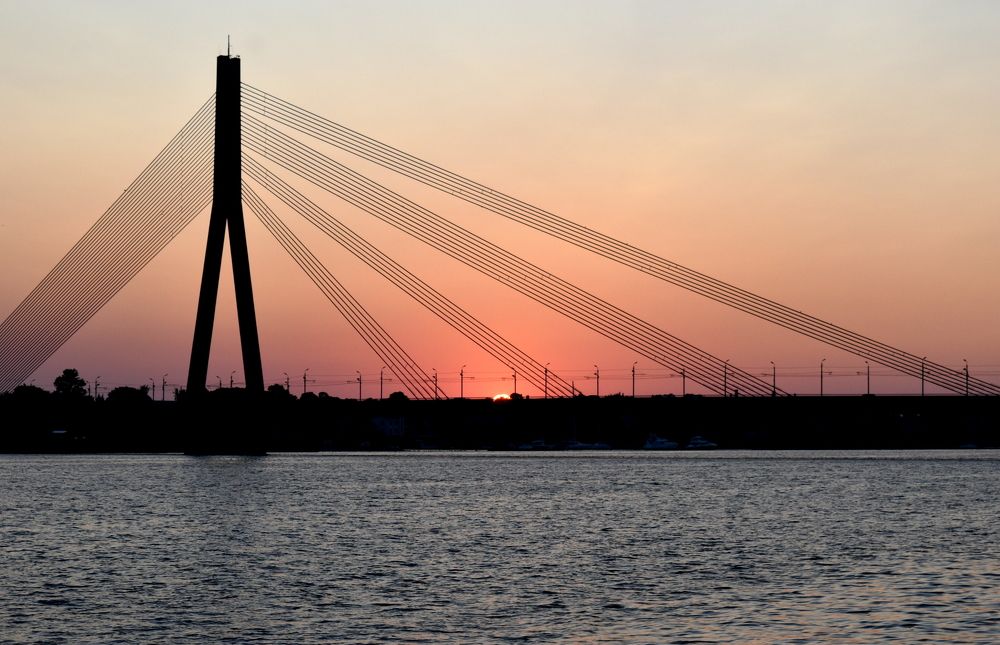 Мост на закате...