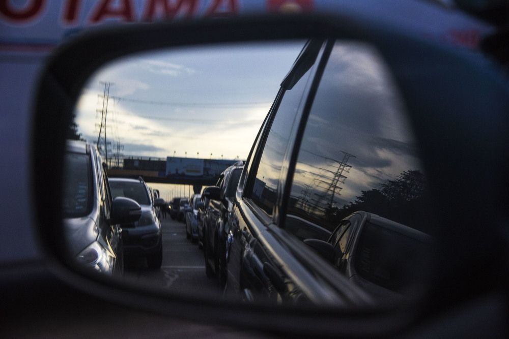 Looking back through the rearview mirror