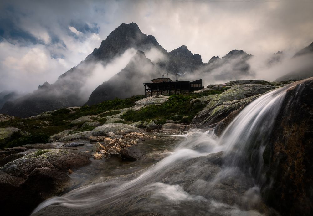 Misty day in the mountains