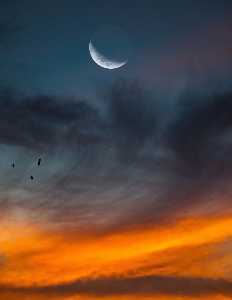 Moon Over Sea of Flames.