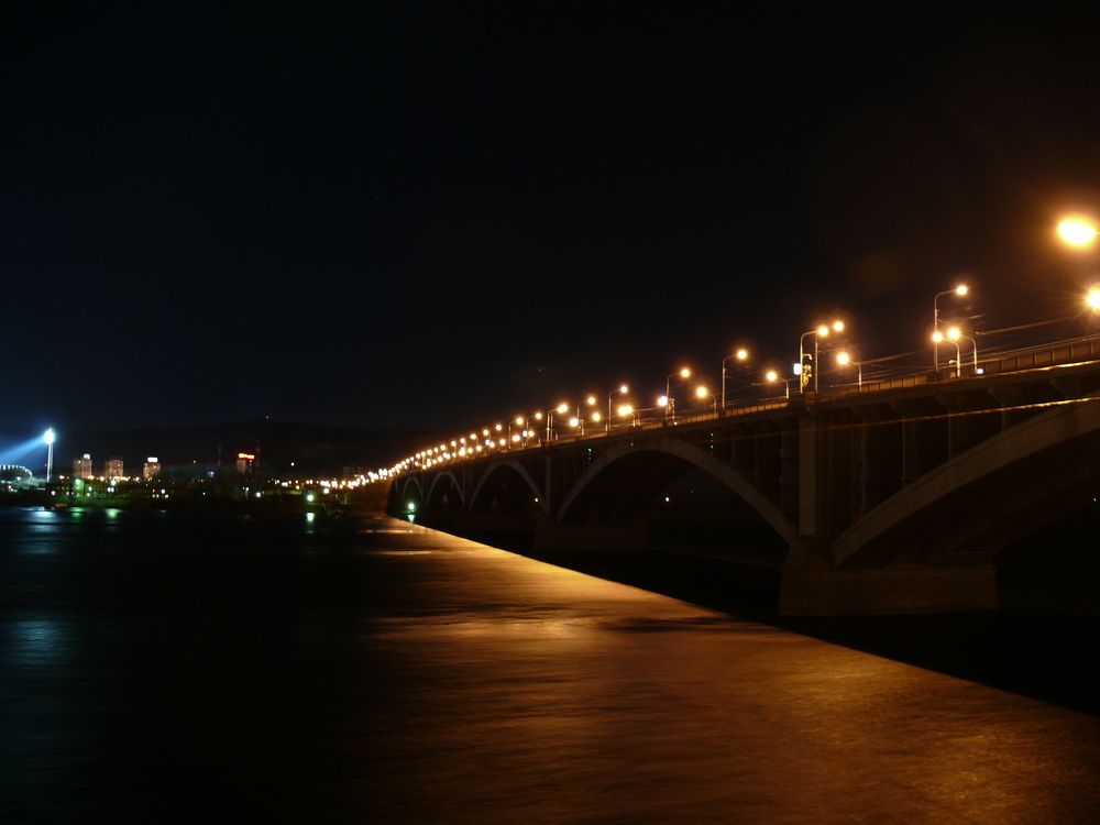 Мост через Енисей.