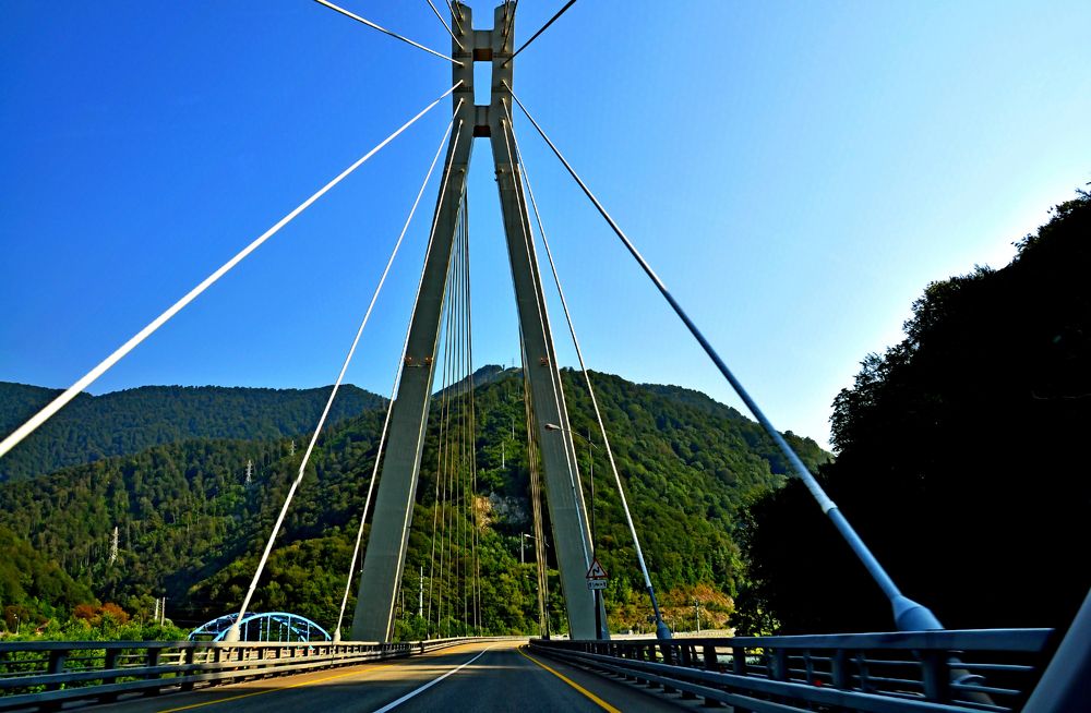 Вантовый мост.