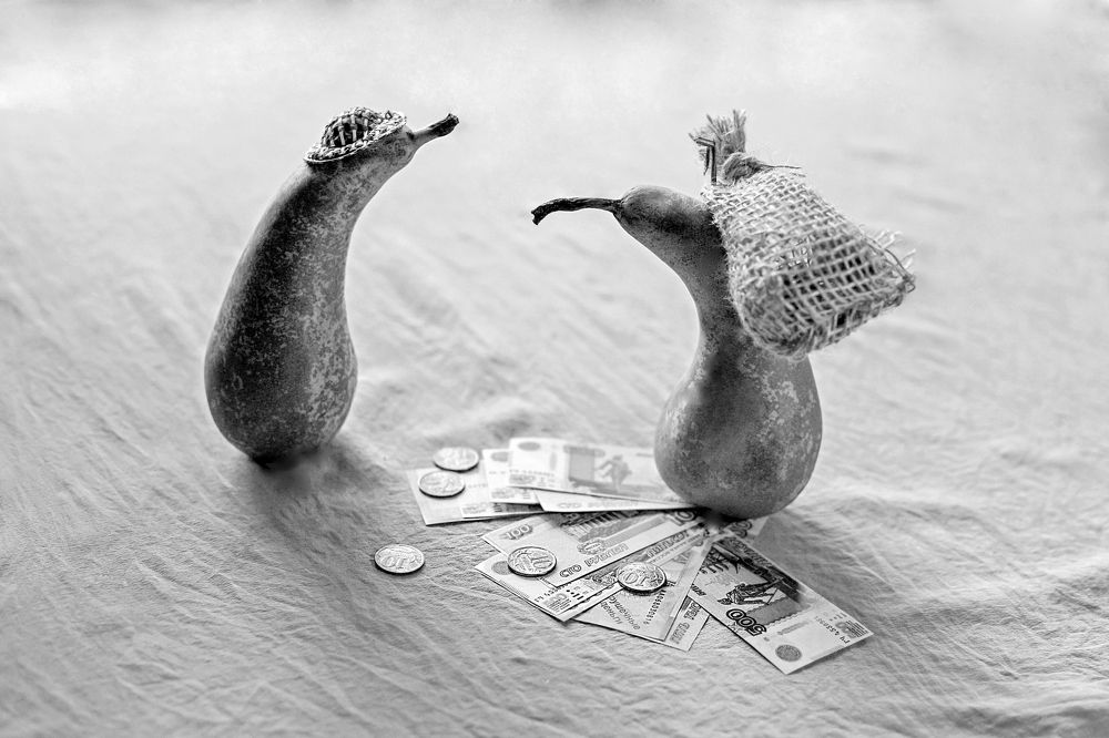 Зачем тебе деньги? У тебя нет фантазии.