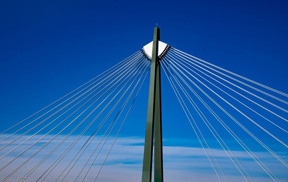 suspension bridge cable