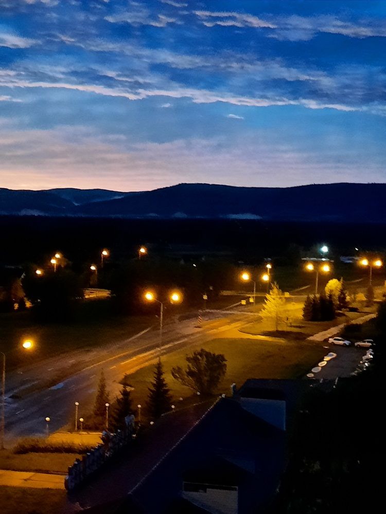 Закат.