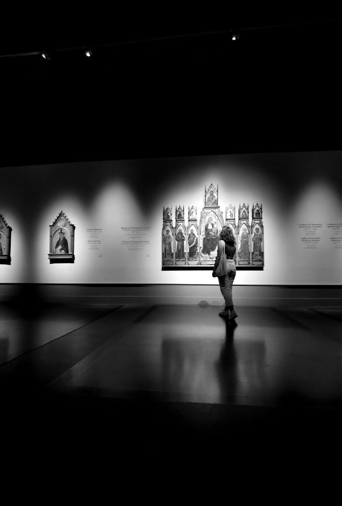 На выставке