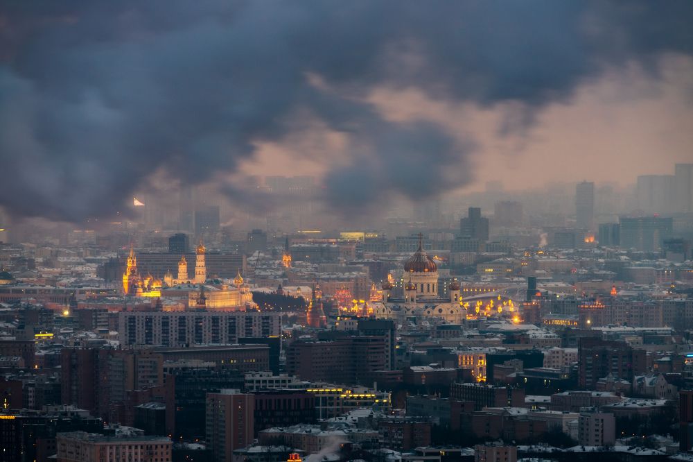 Москва зимой