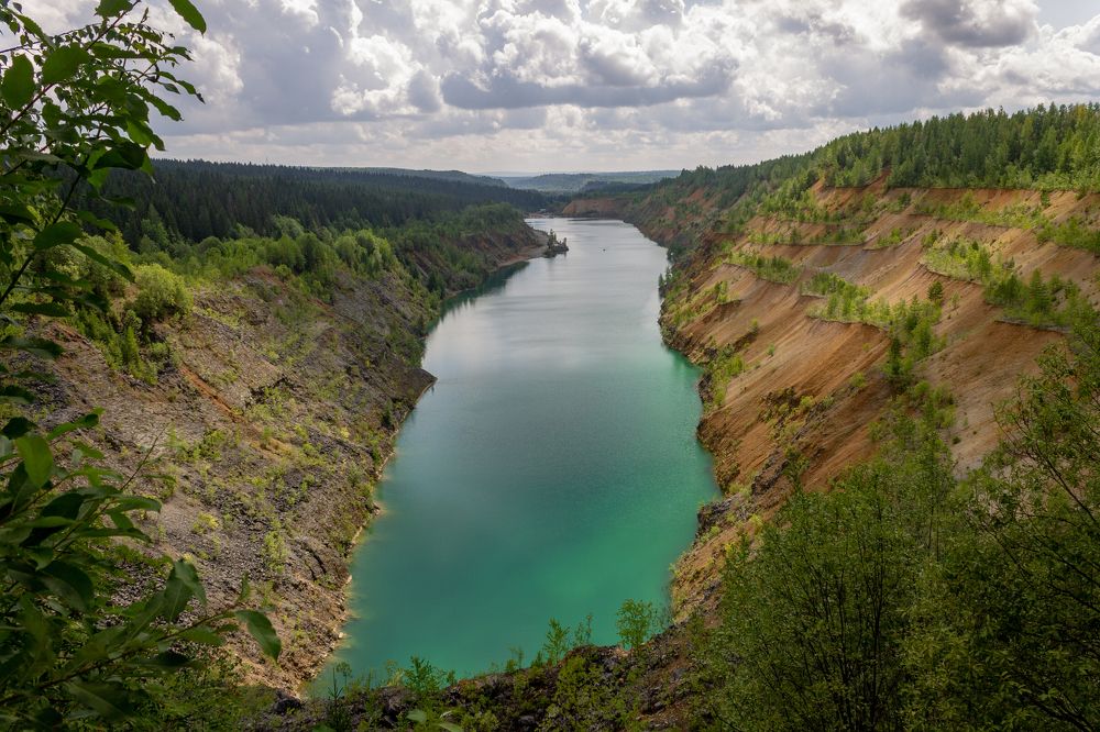 Летний день на Голубом озере