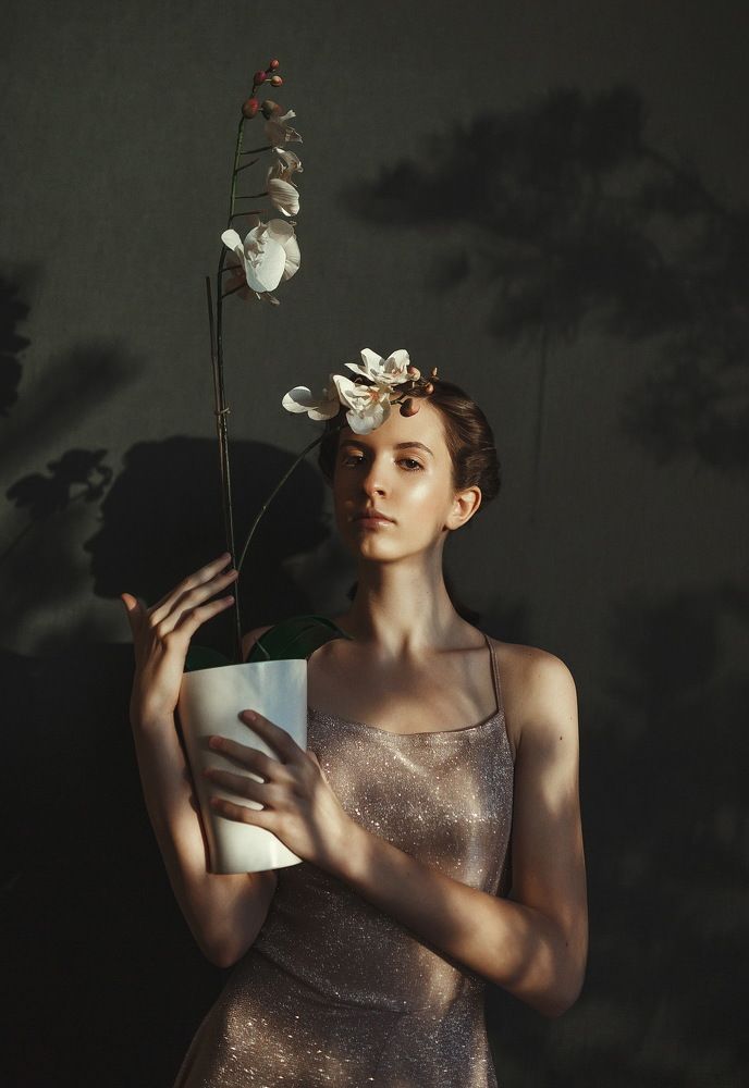 Белый цветок