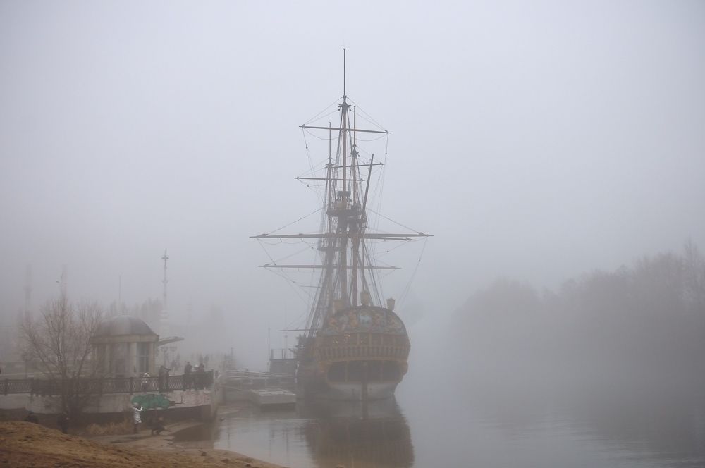 Туманный день. (Foggy day).