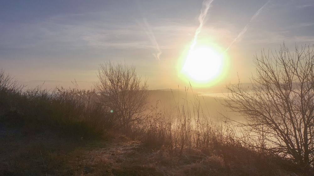 Туманное море у подножия