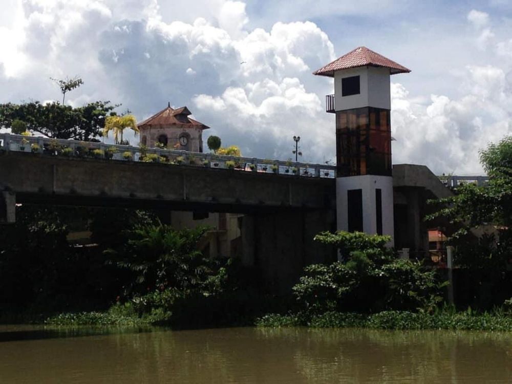 Lighthouse on bridge