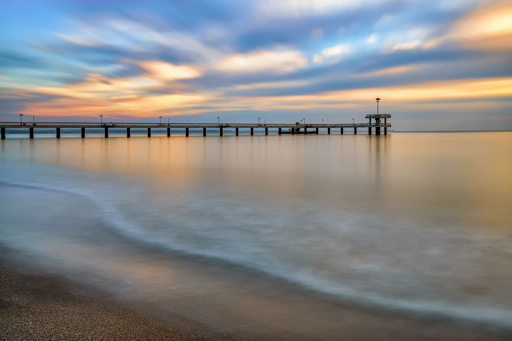 The Bridge in Burgas at sunrise