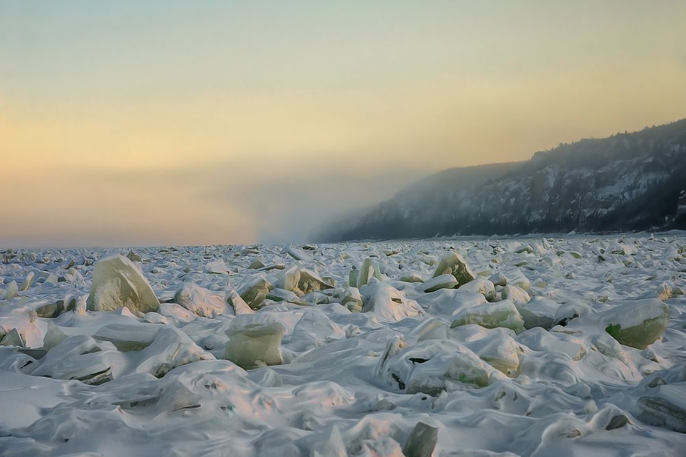 Торосы и туман