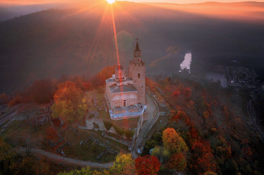 The first rays of the sun over the Old Patriarchate