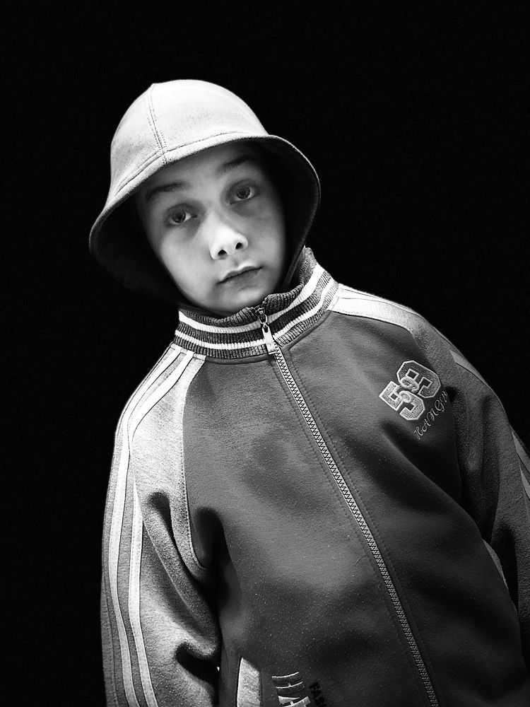 Expressions of a young child.